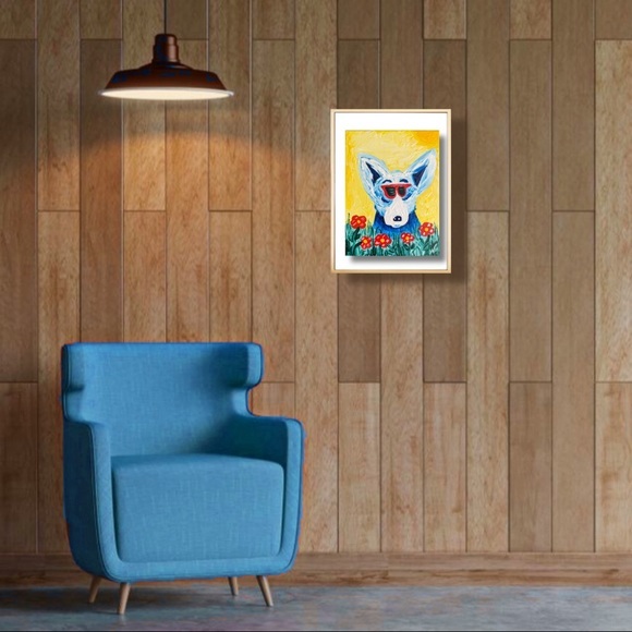 BLUE DOG "Shades of Hollywood Art based on George Rodrigue - Picture 6 of 10